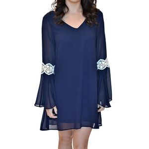 UMGEE navy lacy swing dress